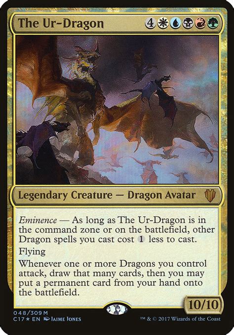 ur dragon oversized|mtg ur dragon commander deck.